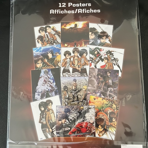Funimation Attack on Titan AOT Poster - Season 1 - 3 and Final Season - Picture 6 of 6